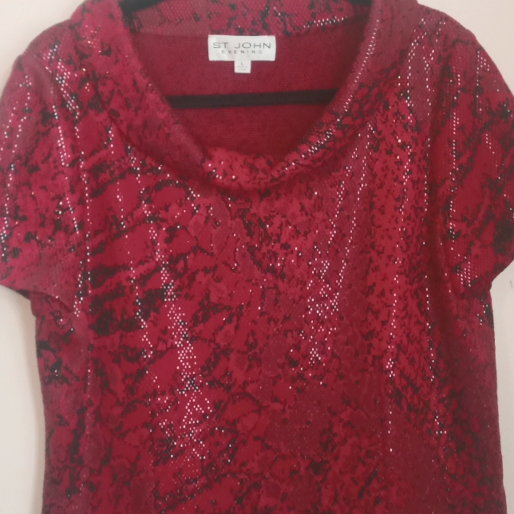 Women's St. John evening collection top